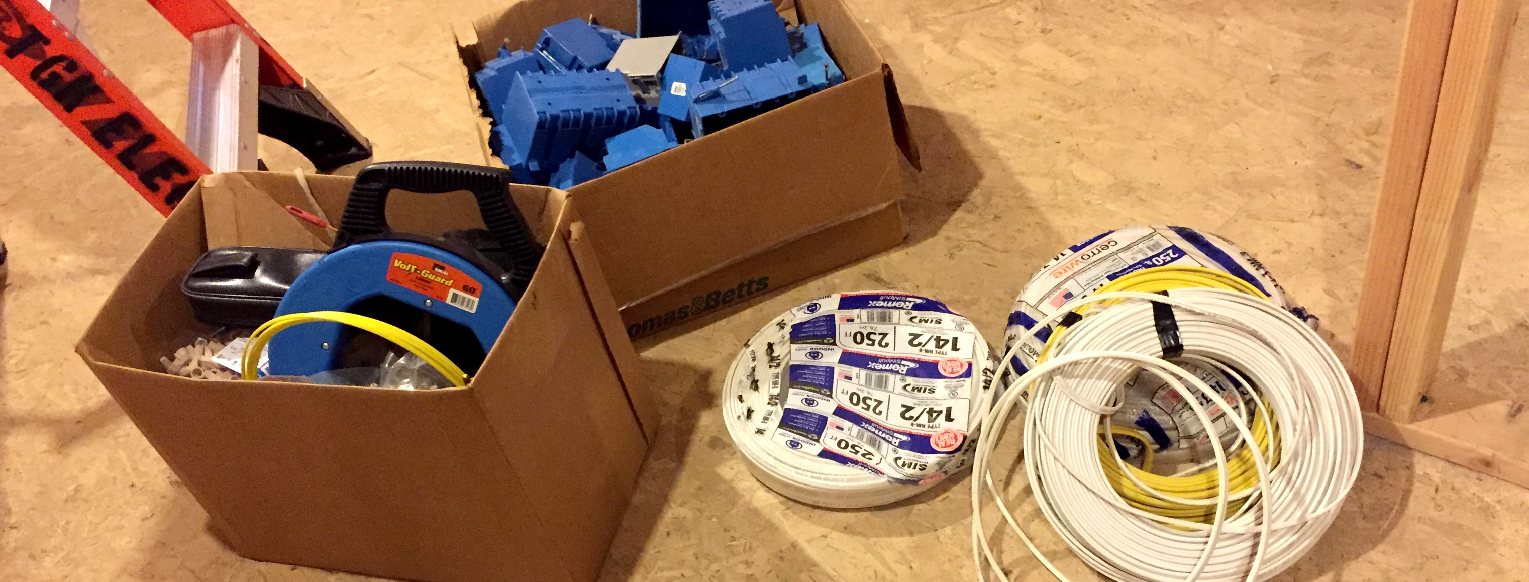 Basement Progress: Electrical Rough In - MidMod Midwest